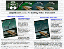 Tablet Screenshot of gospeldrummer.org